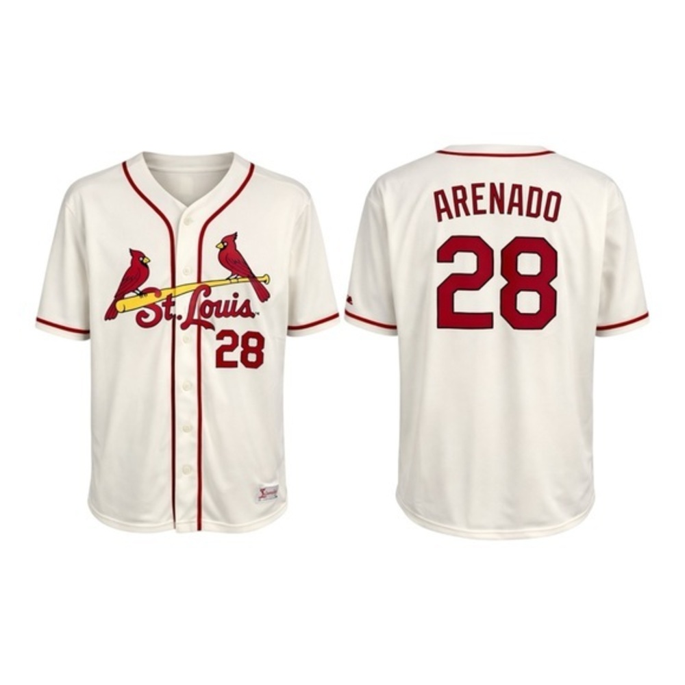 St Louis Cardinals Scott Rolen Arenado White Baseball Jersey XL Blokecore
